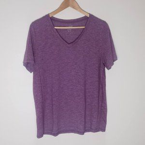 Joe Fresh V-Neck Lilac Tee 💜☂️🍇